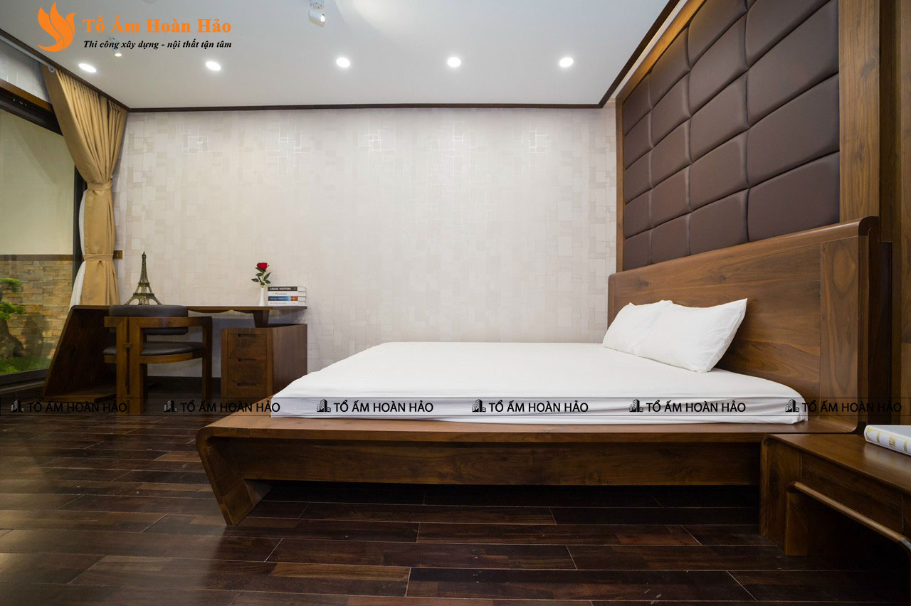 THIẾT KẾ NỘI THẤT CĂN PENHOUSE 200M2 GỖ ÓC CHÓ, SANG TRỌNG ĐẲNG CẤP 9