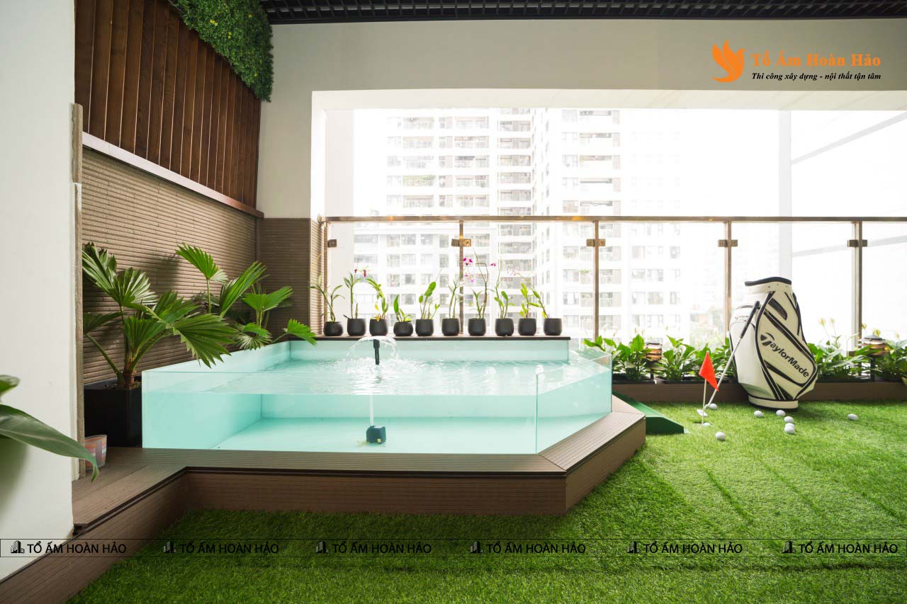 THIẾT KẾ NỘI THẤT CĂN PENHOUSE 200M2 GỖ ÓC CHÓ, SANG TRỌNG ĐẲNG CẤP 12