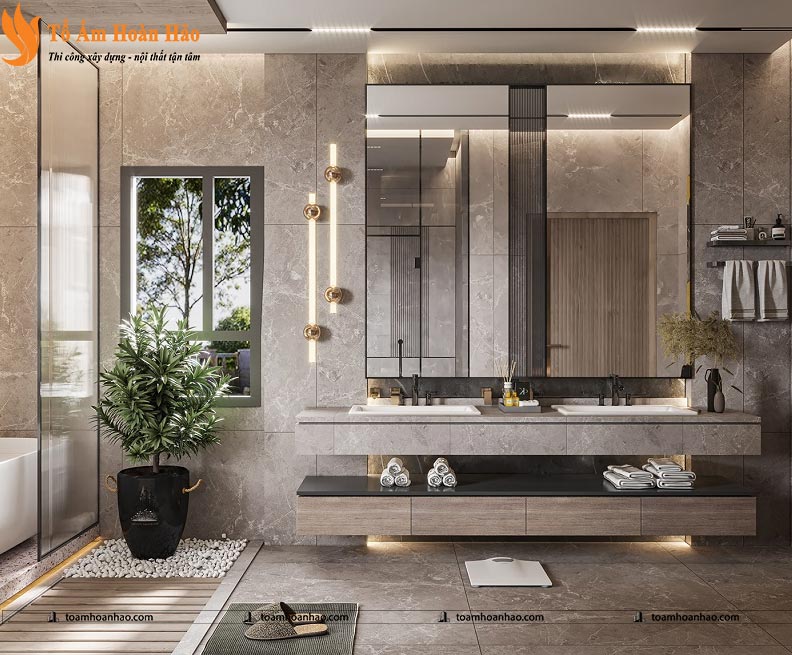 5 KINH NGHIỆM THIẾT KẾ NỘI THẤT PHÒNG TẮM 30 thiết kế nội thất