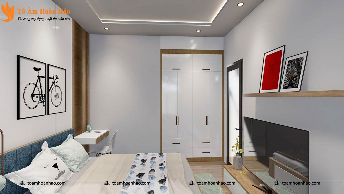 THIẾT KẾ NHÀ PHỐ 2 TẦNG - TP. HỒ CHÍ MINH VỚI DIỆN TÍCH 8M x 16M ĐƠN GIẢN MÀ TIỆN NGHI 14 thiết kế nhà phố