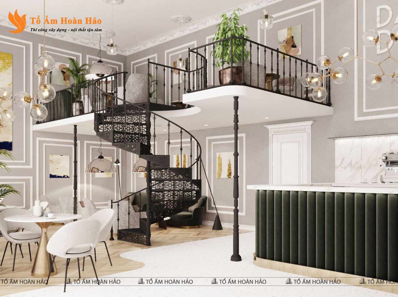 thiết kế quán cà phê