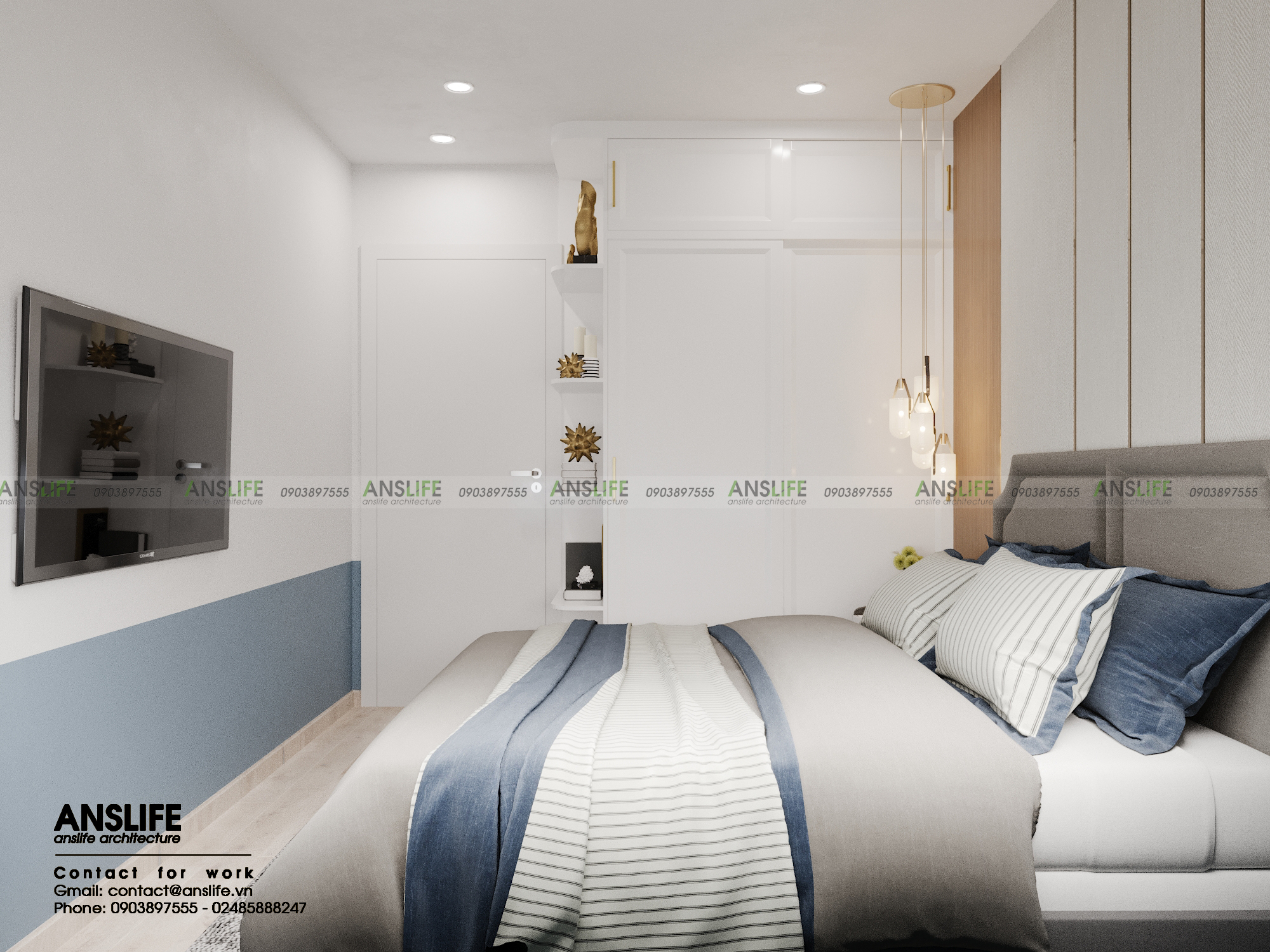 THIẾT KẾ NỘI THẤT CHUNG CƯ VINHOMES GRANDPARK DIỆN TÍCH 82M2 - PHONG CÁCH BÁN CỔ ĐIỂN SANG TRỌNG 12