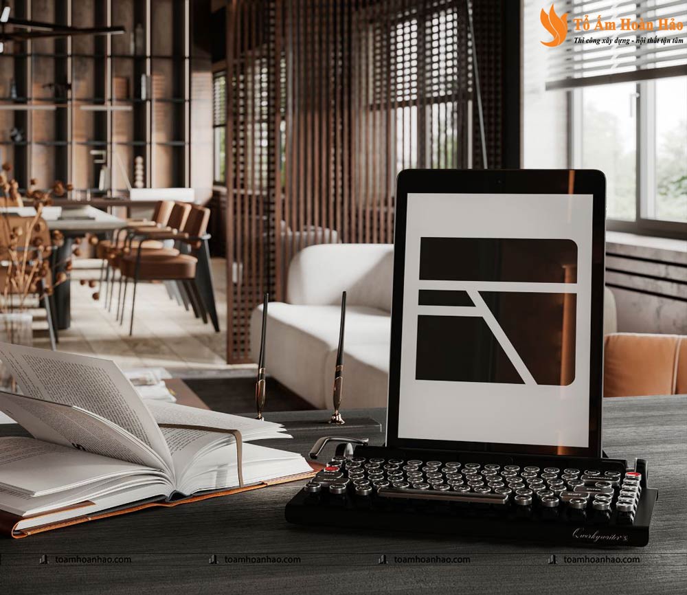 DỰ ÁN: THIẾT KẾ VĂN PHÒNG CHUYÊN NGHIỆP, HIỆN ĐẠI - TP. HỒ CHÍ MINH VỚI DIỆN TÍCH 120m2 5