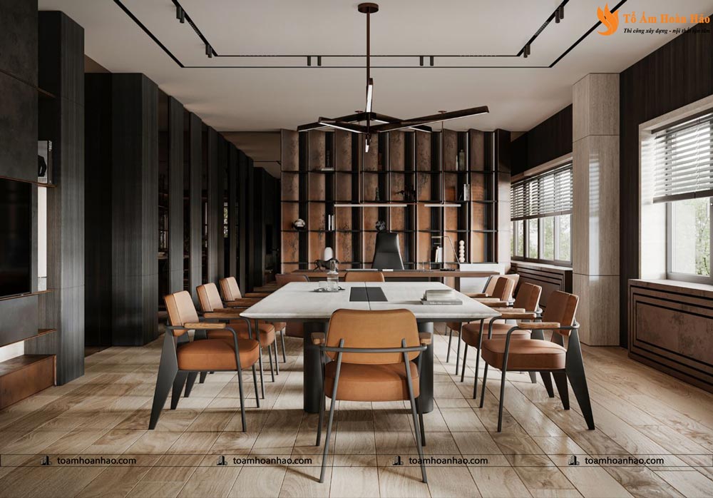 DỰ ÁN: THIẾT KẾ VĂN PHÒNG CHUYÊN NGHIỆP, HIỆN ĐẠI - TP. HỒ CHÍ MINH VỚI DIỆN TÍCH 120m2 7