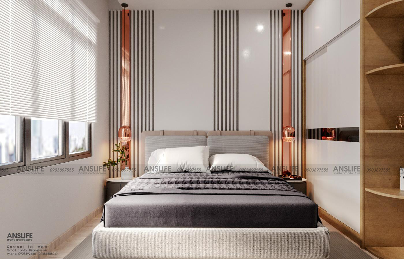 THIẾT KẾ NỘI THẤT CHUNG CƯ VINHOMES GRANDPARK DIỆN TÍCH 82M2 - PHONG CÁCH BÁN CỔ ĐIỂN SANG TRỌNG 13