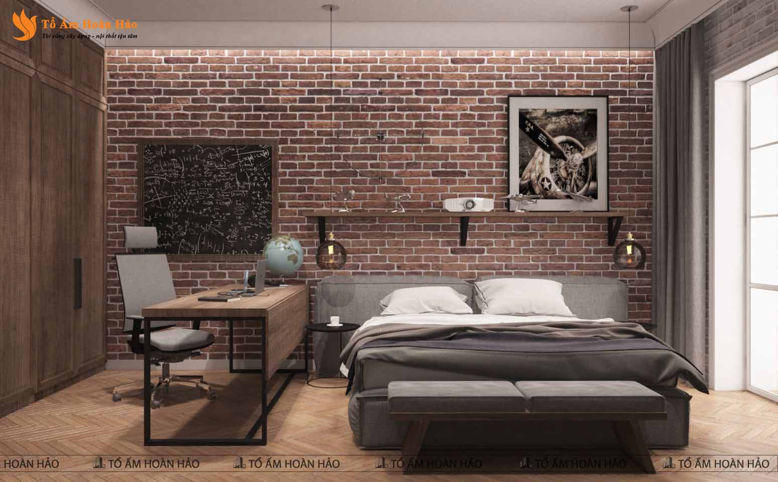 NGẮM NHÌN THIẾT KẾ NỘI THẤT CĂN HỘ 95M2, 1PN - PHONG CÁCH RUSTIC MỘC MẠC, TỰ NHIÊN 10