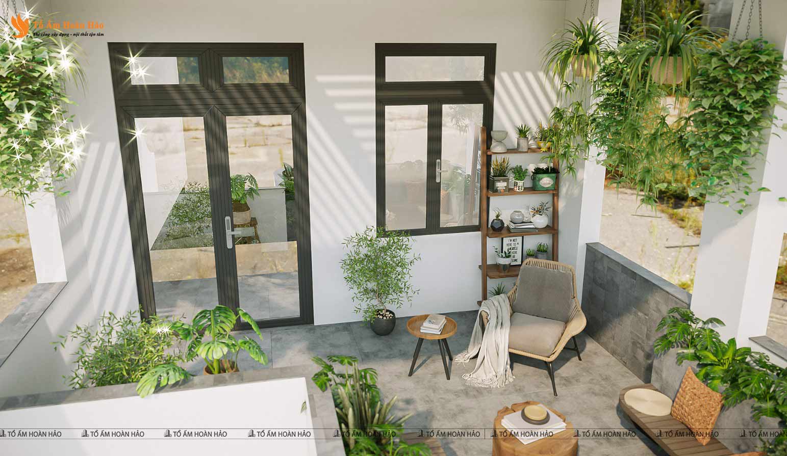 Ý TƯỞNG THIẾT KẾ SÂN THƯỢNG ĐẸP MẮT XU HƯỚNG MỚI NHẤT 2023 - BẠN KHÔNG THỂ BỎ LỠ 8