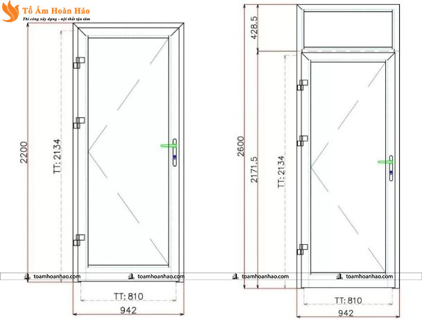 CÁCH TÍNH KÍCH THƯỚC CỬA PHÒNG NGỦ THEO PHONG THỦY CHUẨN NHẤT 3 Cách tính kích thước cửa phòng ngủ