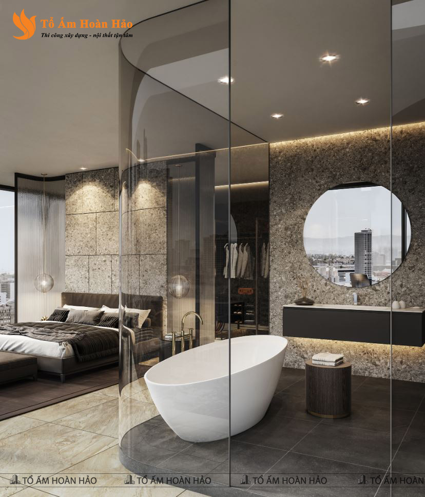 THIẾT KẾ NỘI THẤT PENTHOUSE 280M2 - PHONG CÁCH HIỆN ĐẠI LUXURY 13