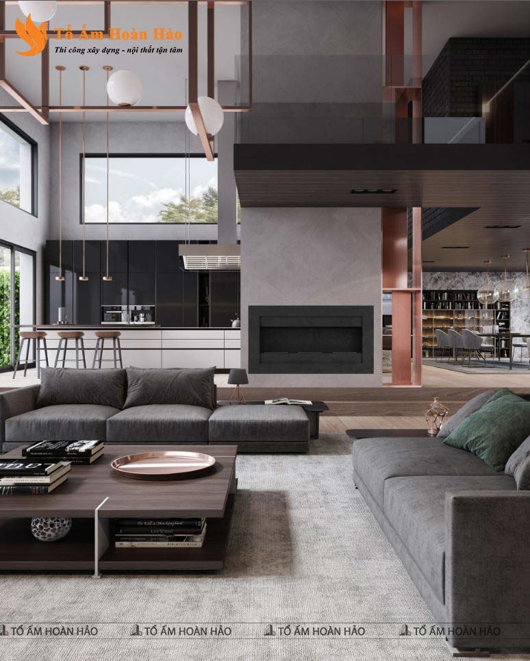 THIẾT KẾ NỘI THẤT PENTHOUSE 320M2 - SỰ ĐẲNG CẤP, SANG TRỌNG CỦA GIỚI THƯỢNG LƯU 3