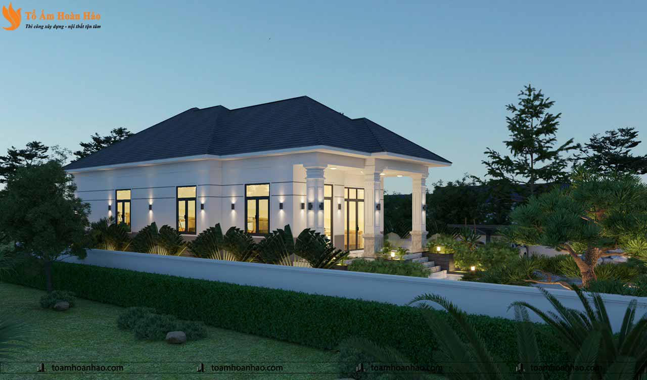 THI CÔNG THIẾT KẾ BIỆT THỰ MÁI THÁI 800M2 - QUẢNG BÌNH 6 thiết kế biệt thự