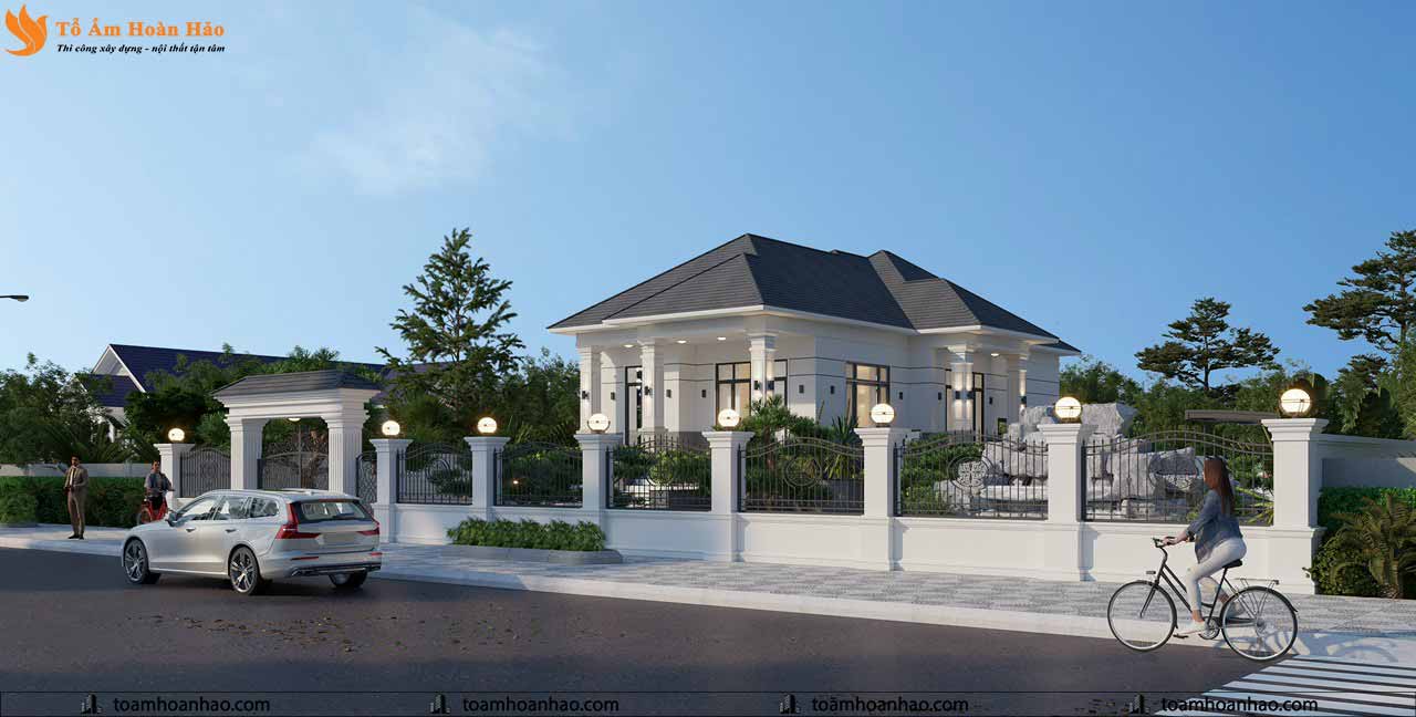 THI CÔNG THIẾT KẾ BIỆT THỰ MÁI THÁI 800M2 - QUẢNG BÌNH 8 thiết kế biệt thự