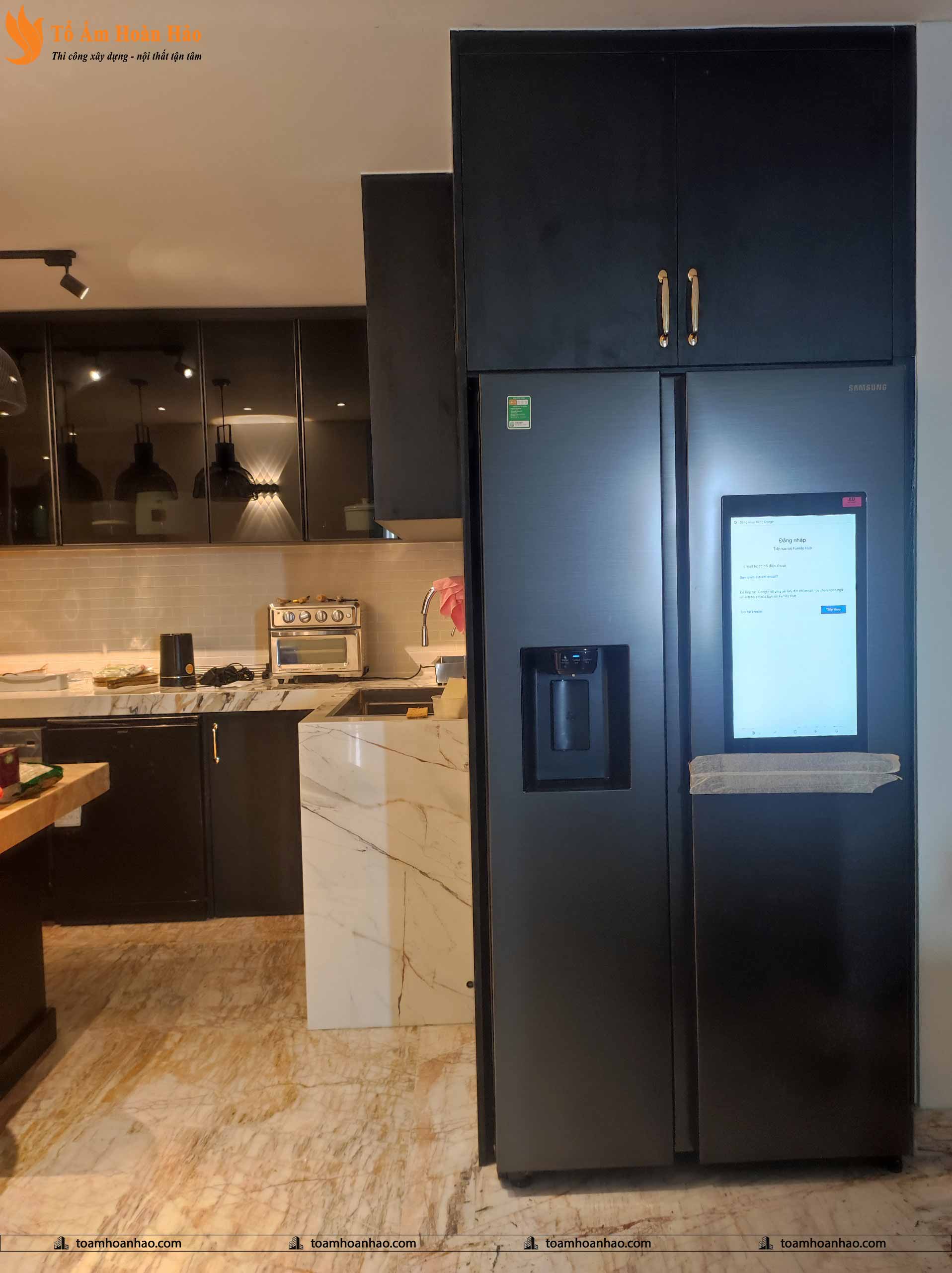 CÔNG TRÌNH BẾP TẠI DỰ ÁN THE MANOR CENLTRAL PARK - QUẬN BÌNH THẠNH 3 công trình bếp